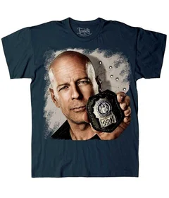 Прикольные футболки: портрет брюс уиллис черн 